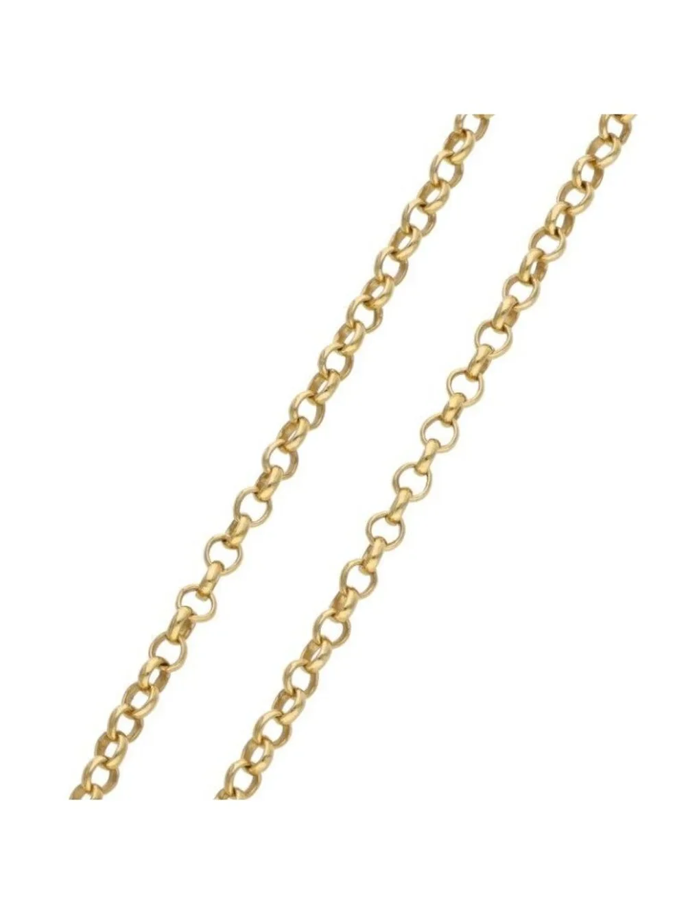 Chrome Hearts 22k Neckchain Roll Chain Gold Necklace